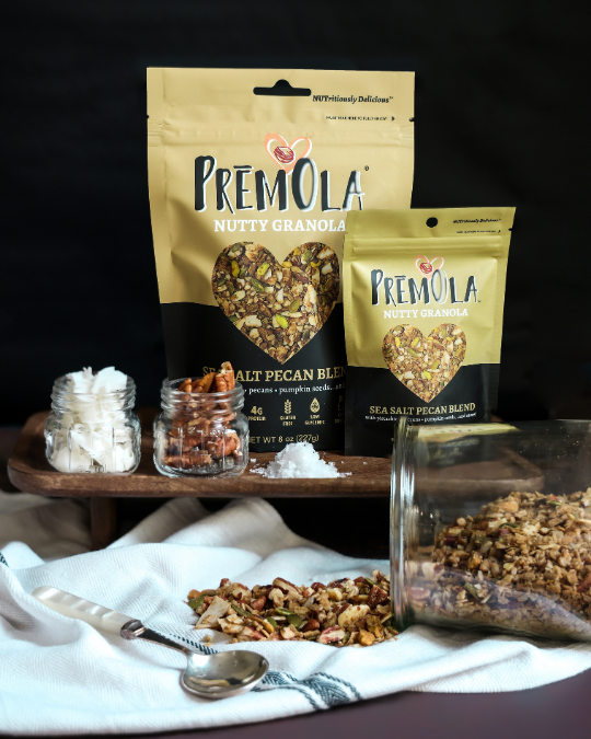 Sea Salt Pecan Granola 8oz – Premola Granola