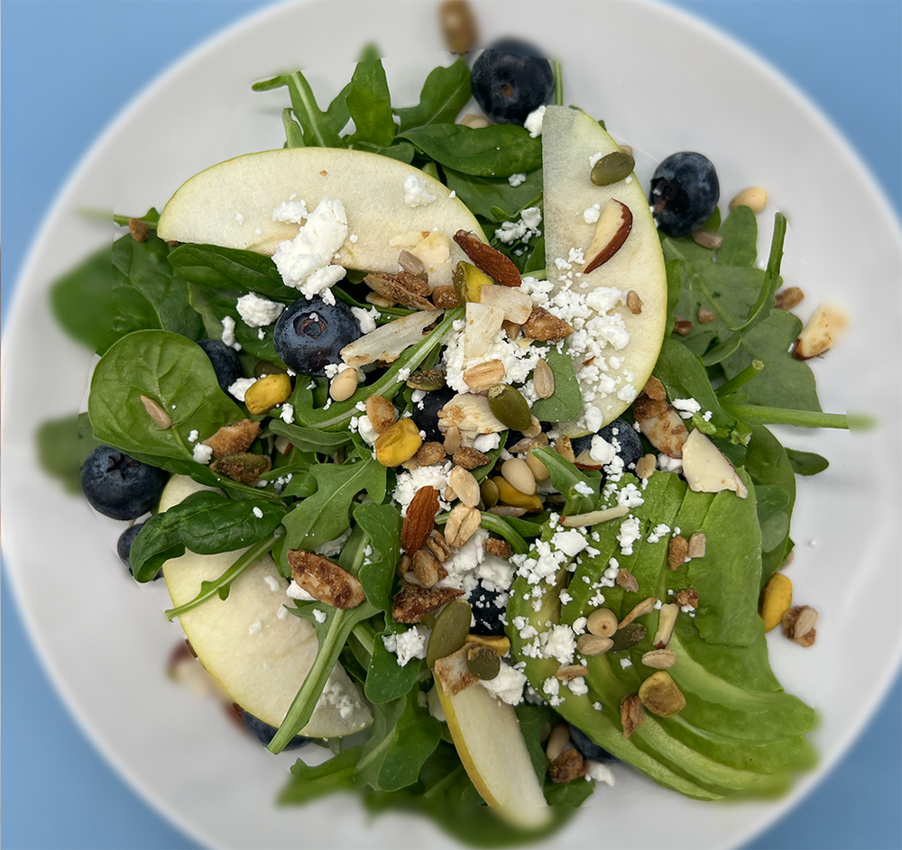 Connie's Salad Recipe made with PremOla Granola