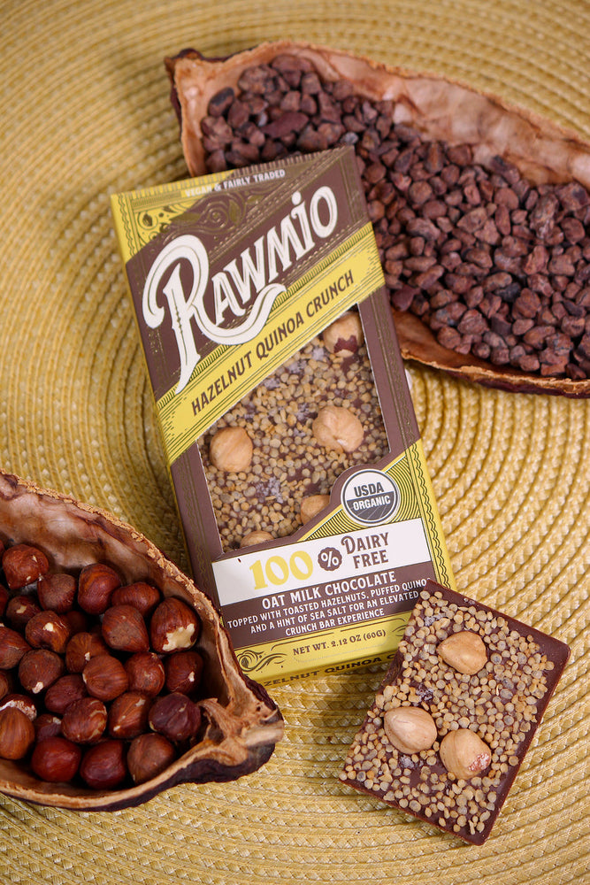 Rawmio Hazelnut Quinoa Crunch Bark